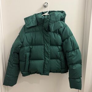 Wunder puff cropped jacket